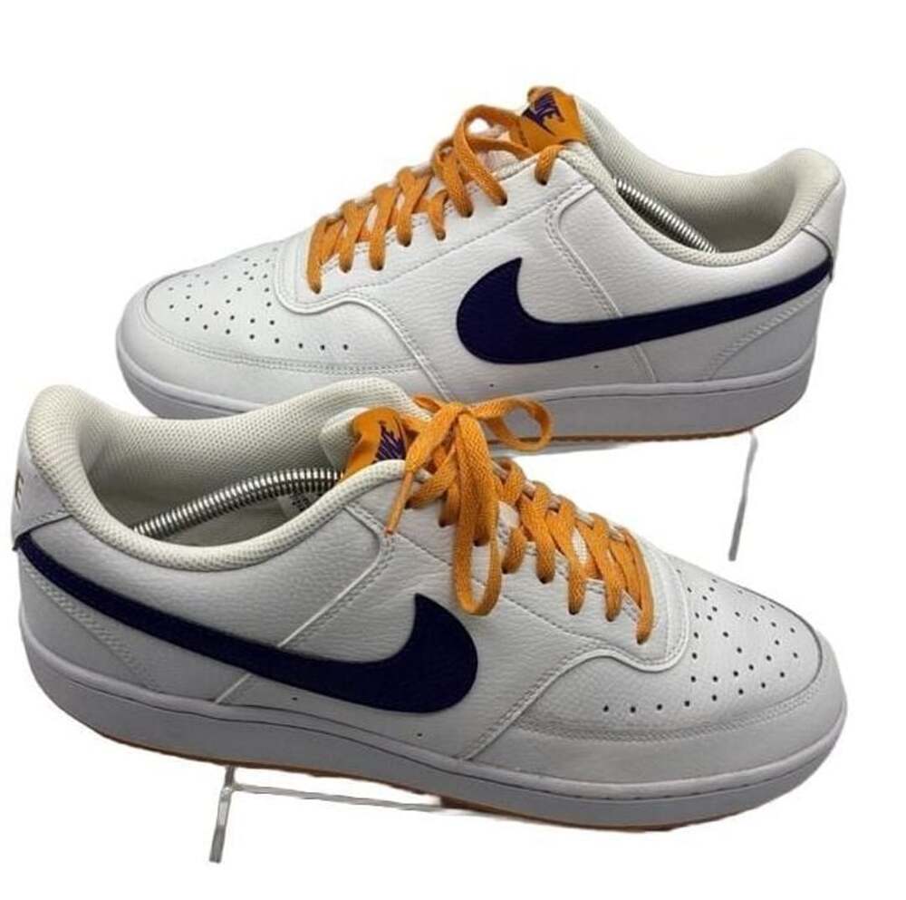 Nike LSU Court Vision Low Size 12 White Purple/Gold